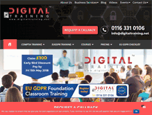 Tablet Screenshot of digitaltraining.net
